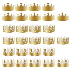 Crowning Moments Fun & Stylish Pack of 27 Gold Foil For Party Hats Await You