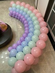 Rainbow Arch Kit DIY Latex Balloon Garland for Birthday Baby Shower Party