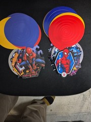 MARVEL Spiderman Swirl Decorations – (2 Pack) Crime Fighters 12 Piece Set