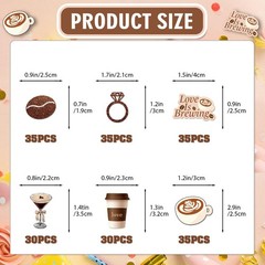 Brewing Bridal Shower Coffee Table Confetti Wedding Engagement 200 PCS Supply