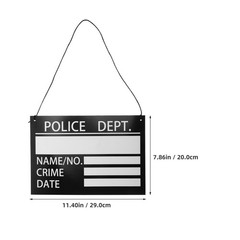 10 Pcs Prisoner Clothing Nameplate Convict for Cosplay Party Props Photo Booth