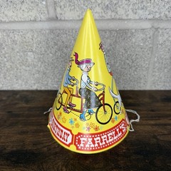 Farrells Ice Cream Parlor Kids Birthday Party Hat Vintage Zoo Party Hat 1970s