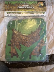 Mojang Minecraft «HAPPY BIRTHDAY» Banner 7.91″ Long 2018 Brand New B1