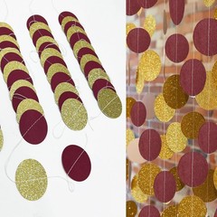 Graduation Decorations Burgundy Gold 2026 Party Supplies Birthday Decor