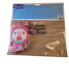 Peppa Pig Party Decor Kit Scene Setters Banner Swirl Hanging Props 31pc Bundle