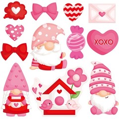 40 PCS Valentines Day Paper Heart Cutouts Classroom Bulletin Board Decor