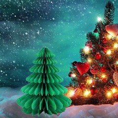 Christmas Pendant Tree Santa Hat Hanging Ornament
