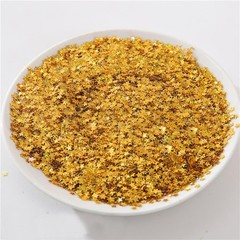 12000 PCS 3mm Laser Gold Holographic Star Party Glitter PVC Confetti Crafts