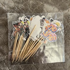 Anime Naruto Birthday Party Suppplies Balloon Banner Cupcake Toppers Cake Topper