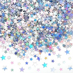 Holographic Star Confetti Glitter Scatter Iridescent Sequins Sprinkles