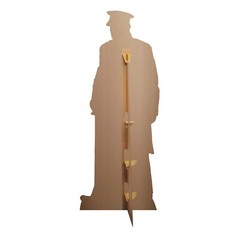 King Charles III Cardboard Cutout Marching Uniform Royal Coronation Free Mini