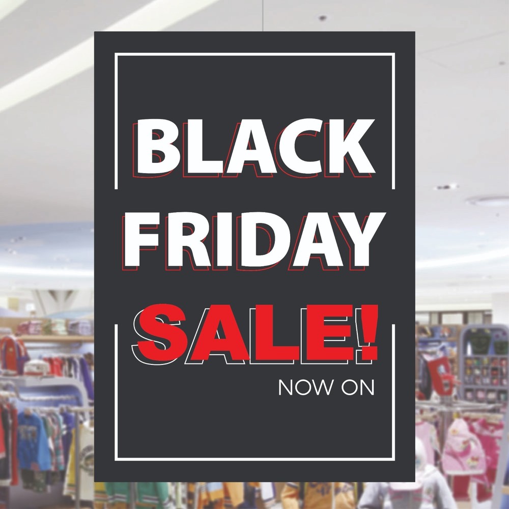 Black Friday Sale Now On Retail Poster