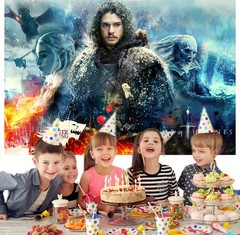 Game of Thrones Birthday Party Decoration Backdrop Banner Poster Vinyl