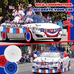 250th Anniversary Parade Car Decorations Kit 4th of July Patriotic Golf Cart …