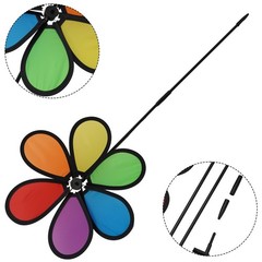 Flower Windmill Spinner Wind Home Garden Decorative Yard Patio Outdoor Ornaments