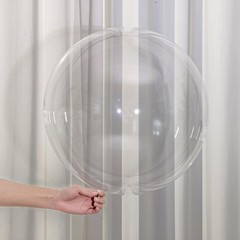 24 Inch Bobo Balloons, 10PCS Bubble Clear Balloons Helium Style Large Transpa…
