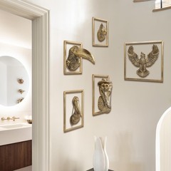 Bird Wall Art Decoration Sculpture(Cardinal,Gift Metal Frame)- Exquisite Wall…