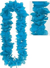 Blue Paradise Party Lei, 1ct