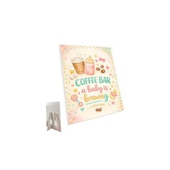 Baby Shower Table Signs 2pc Coffee Bar Brewing A Little Treat For You Decor