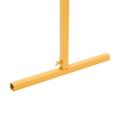 Metal Pergola Arbor Yellow Wedding Arch Assemble Freely Lightweight Wide Wedding