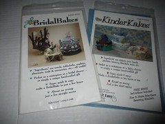 2 Make It Easy Sewing Crafts Kinder Kakes 9511, Bridal Bakes 9712, Centerpieces