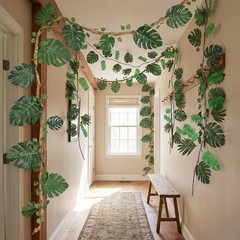 Suncalla 2 PCS 10ft Jungle Party Decorations, Ivy, Tropical Vines