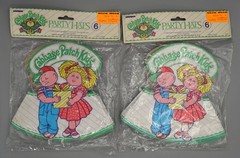 Vintage 80s Cabbage Patch Kids Birthday Party Supplies Decorations Lot Hats 1983