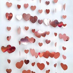 Valentines Day Party Decorations Rose Gold 52 Foot (Pack of 4),