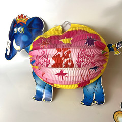 Chinese Paper Lanterns Lunar New Year Festival Animals Dragon Fish Lot of 8 Read
