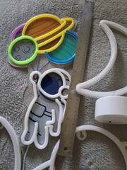 6 Piece Space Decorations for Space Themed Party – Light Up