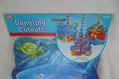 Under The Sea Birthday Party Dangling Cutouts Decorations New