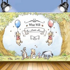 Classic Winnie The Pooh Backdrop Friends Birthday Party Baby Shower Background