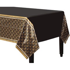 GLITZ AND GLAM TABLECLOTH PARTY TABLE DECORATION ART DECO GATSBY 20’S NYE COVER
