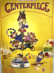 Clown Parade Birthday Party Centerpiece Decoration Hallmark Vintage 1979 Circus