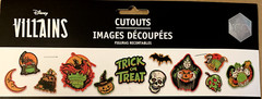 Disney Villians 12CT Cutouts 2 Sided (various sizes please see photos)