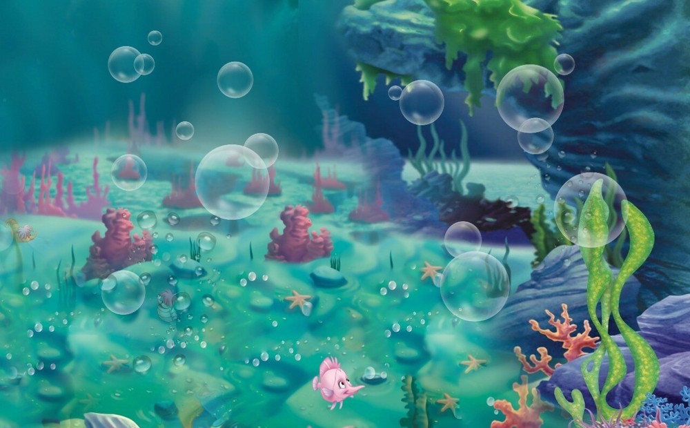 UNDER THE SEA PHOTOGRAPHY BACKDROP KIDS BIRTHDAY PARTY PHOTO BACKGROUND 5X3 mts