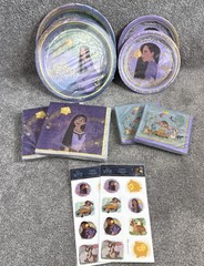 Disney Wish Party 16 -9” Plates 16-7” Plates 36 Big & Small Napkins 16 Tattoos