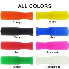 60PCS Silicone Straw Tips With Storage Box, Roucerlin Reusable Straws Tips Co…