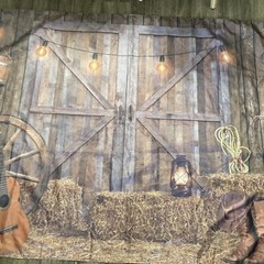 Western Cowboy Backdrop Cowboy Party Decor Large Tapestry Banner 43″x 69″