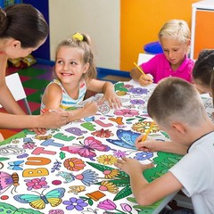 Creative Butterfly Birthday Poster – 31.5 x 72 Inches for Classroom & Events