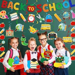 Back to School Decorations, Welcome Back to School Banner for Classroom | NO-…
