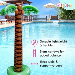 Ultimate 4-Pack Giant 6ft Inflatable Palm Trees for Tropical Celebrations