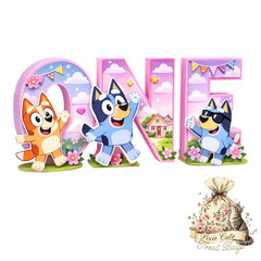 Bluey – 3D letters, Kids Birthday Party, Bluey party ideas, Sign