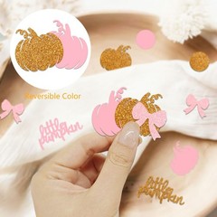 Little Pumpkin Fall Autumn Thanksgiving Table Glitter Confetti Scatters 280Pcs