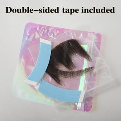 Fake Mustache Realistic Beard,100% Human Hair Full Hand Tied Goatee Facial Ha…