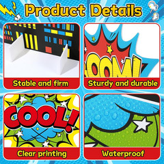 Hero Theme Party Decorations Super Theme Hero Cardboard Cutout Stand up Large 3D