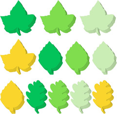 108 Pcs Summer Paper Leaf Cutouts for Bulletin Board Decor 3.5 Inch Paper Lea…