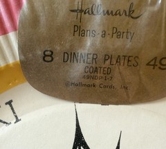 Vintage New Year’s Paper Plates Hallmark Plans A Party CA Reed Shrink Wrapped