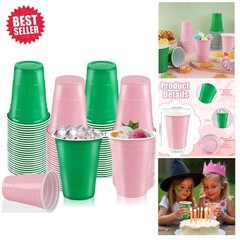 Charming 50 Pcs Witch Party Cups – 16 Oz Leak-Proof for Spooky Celebrations