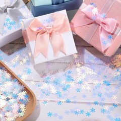 2000Pcs/50g Christmas Snowflakes Confetti, Glitter Twinkles Metallic Snowflak…
